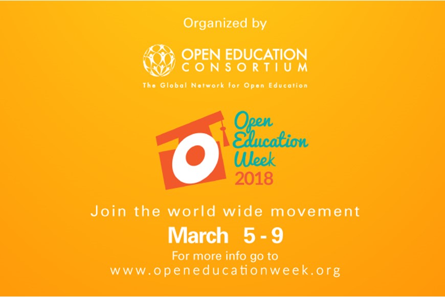 OPEN EDUCATION WEEK 2018