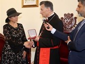 Maronite Patriarch Honors Guita Hourani  1