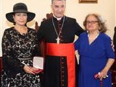 Maronite Patriarch Honors Guita Hourani  3