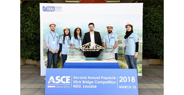 NDUers Win 2018 Inter-Universities Popsicle Stick Bridge Competition 27