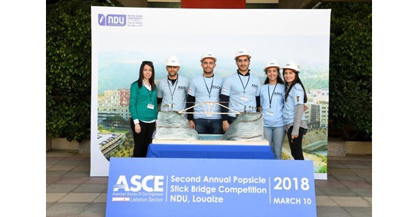 NDUers Win 2018 Inter-Universities Popsicle Stick Bridge Competition 32