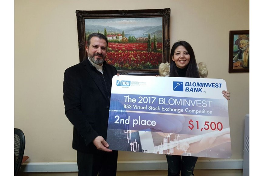 NDU STUDENT WINS SECOND PRIZE IN THE VIRTUAL STOCK EXCHANGE COMPETITION