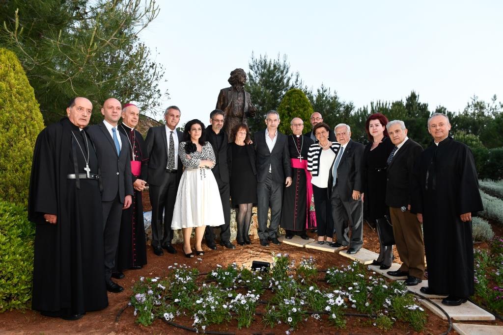 UNVEILING OF STATUE TO COMMEMORATE HABIB SALAME, NDU'S ARCHITECT