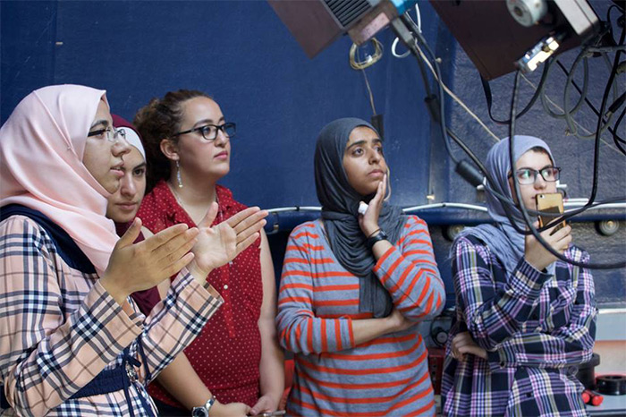 SENIOR JORDANIAN STUDENTS VISITING FARID & MOUSSA RAPHAEL OBSERVATORY