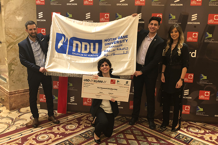 NDU STUDENTS WIN ALFA-ERICSSON IOT AWARDS 2018