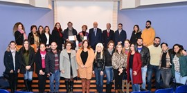 NDU LIBRARIES UNVEIL NEW PLAQUE TO CELEBRATE A DONATION OF BOOKS