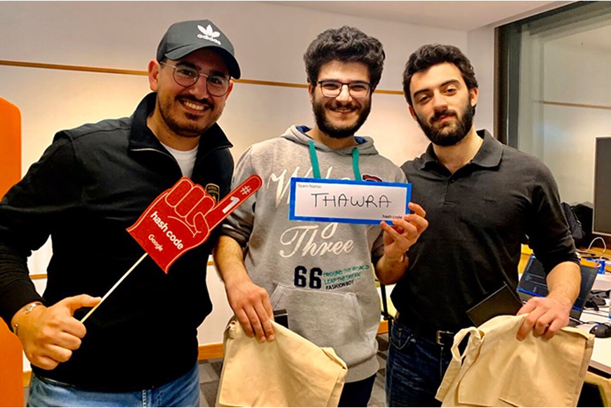 NDU STUDENT WINS 1ST PLACE IN LEBANON IN GOOGLE HASHCODE 2020