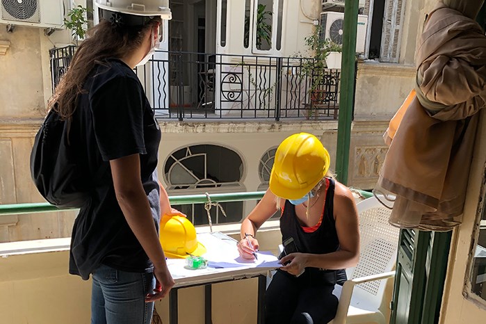 BEBEIRUT INITIATIVE BRINGS ARCHITECTURAL SUPPORT TO AREAS HIT HARDEST BY BEIRUT EXPLOSION