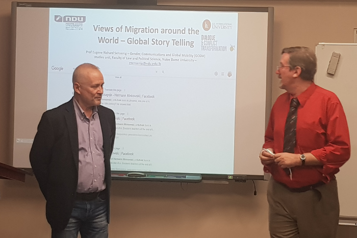 BUILDING BRIDGES BETWEEN THE BALTIC AND THE MEDITERRANEAN: NDU PROFESSORS AT PEACE CONFERENCE IN LITHUANIA 