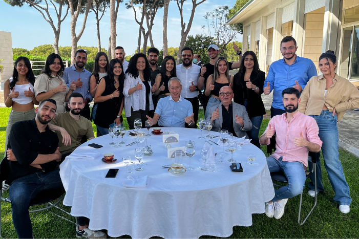 NDU FAAD STUDENTS AND DR. HANI ZGHEIB INVITED TO AMBASSADOR OF JAPAN TO LEBANON’S RESIDENCE