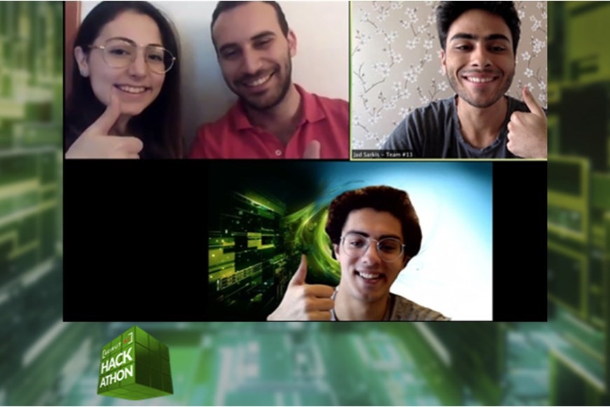 NDU STUDENTS WIN 3RD PLACE IN FIRST BEIRUT AI HACKATHON