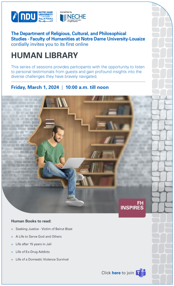 News & Events Events Events NDU'S ONLINE HUMAN LIBRARY