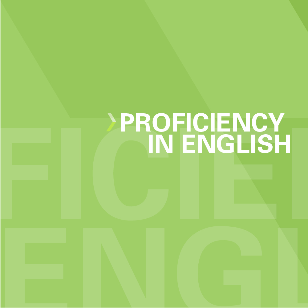 Proficiency in English
