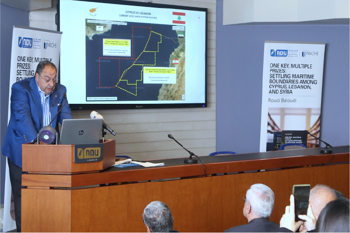 ENERGY EXPERT ROUDI BAROUDI LAUNCHES NEW STUDY PRESAGING LEBANON CYPRUS BORDER DEAL