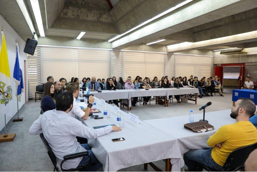 Aimee Sayyah and Bassem Moughnieh at NDU-NLC 4