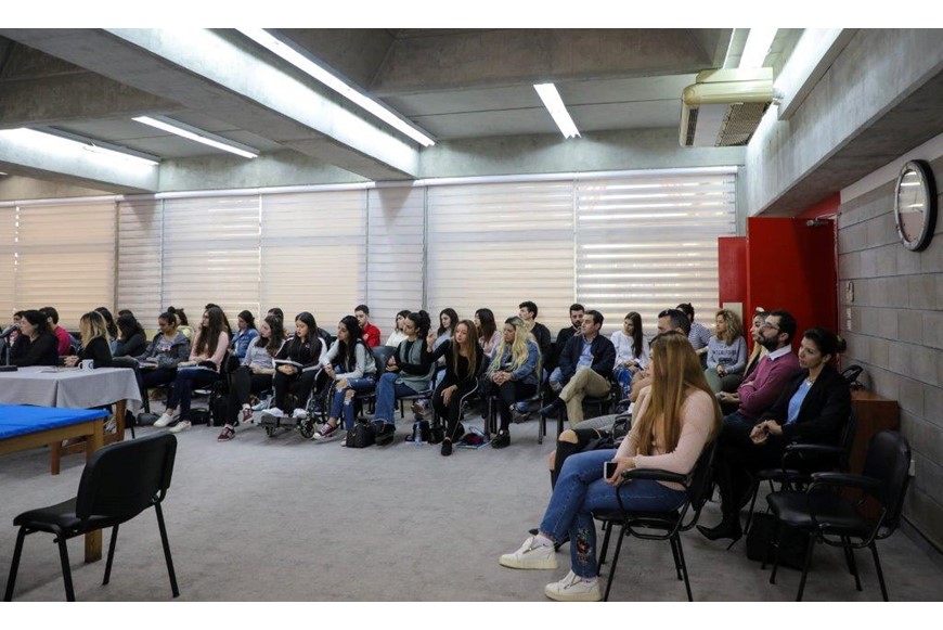 Aimee Sayyah and Bassem Moughnieh at NDU-NLC 5