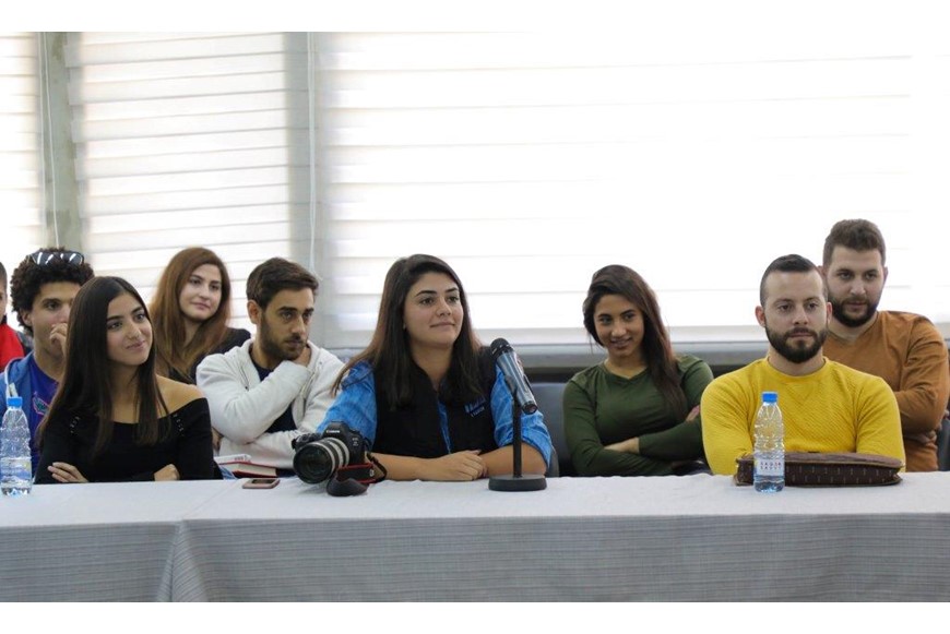 Aimee Sayyah and Bassem Moughnieh at NDU-NLC 6