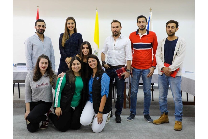 Aimee Sayyah and Bassem Moughnieh at NDU-NLC 8