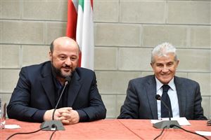 DISCUSSION WITH THE MINISTER MELHEM RIACHY 24