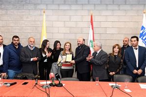 DISCUSSION WITH THE MINISTER MELHEM RIACHY 29