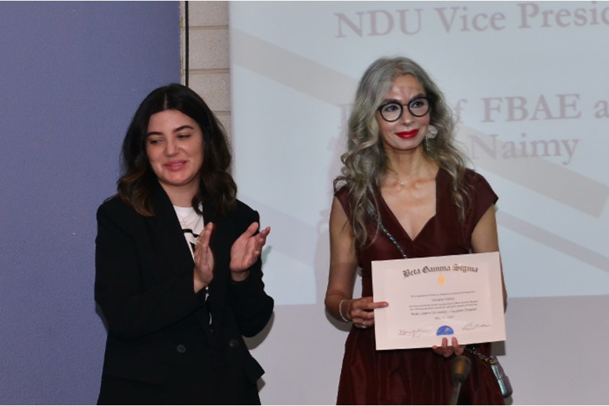 FBAE Inaugurates Beta Gamma Sigma Honor Society Chapter at NDU 5