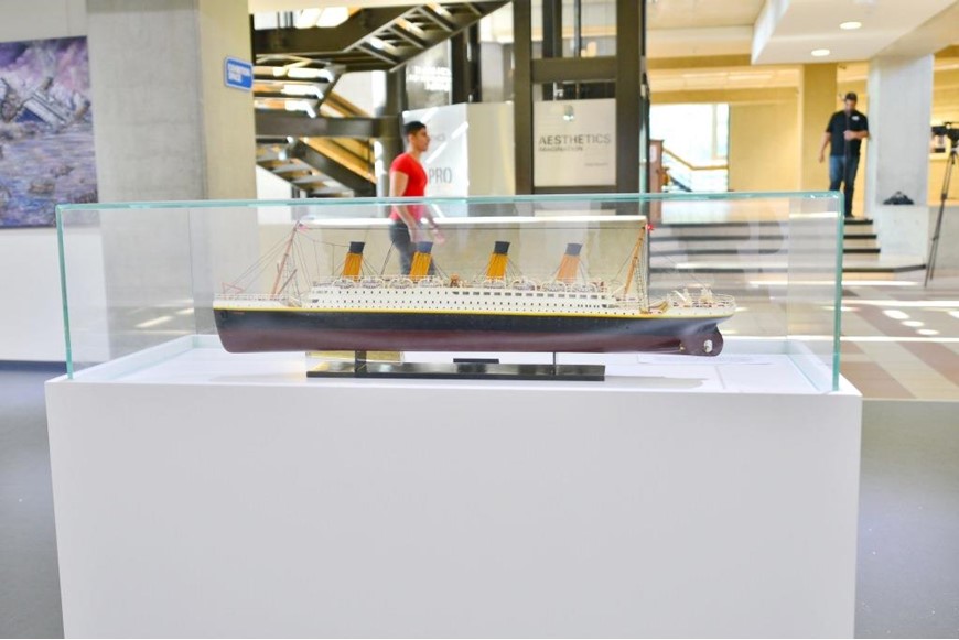 Inaugurating the Lebanese Aboard the Titanic Paintings into  the LERC LMM at NDU 21