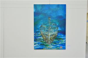 Inaugurating the Lebanese Aboard the Titanic Paintings into  the LERC LMM at NDU 22