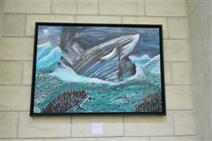 Inaugurating the Lebanese Aboard the Titanic Paintings into  the LERC LMM at NDU 24