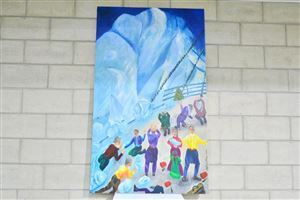 Inaugurating the Lebanese Aboard the Titanic Paintings into  the LERC LMM at NDU 30