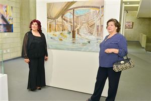 Inaugurating the Lebanese Aboard the Titanic Paintings into  the LERC LMM at NDU 33