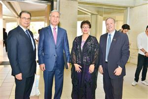 Inaugurating the Lebanese Aboard the Titanic Paintings into  the LERC LMM at NDU 36