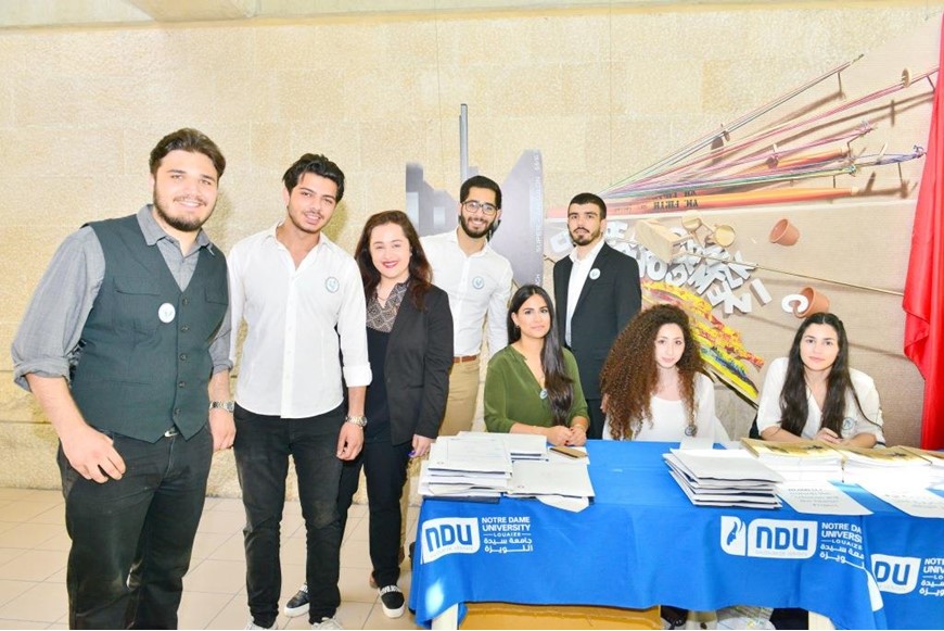 Inaugurating the Lebanese Aboard the Titanic Paintings into  the LERC LMM at NDU 39