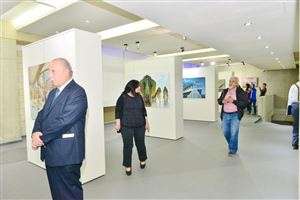 Inaugurating the Lebanese Aboard the Titanic Paintings into  the LERC LMM at NDU 44