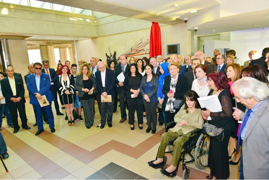 Inaugurating the Lebanese Aboard the Titanic Paintings into  the LERC LMM at NDU 46