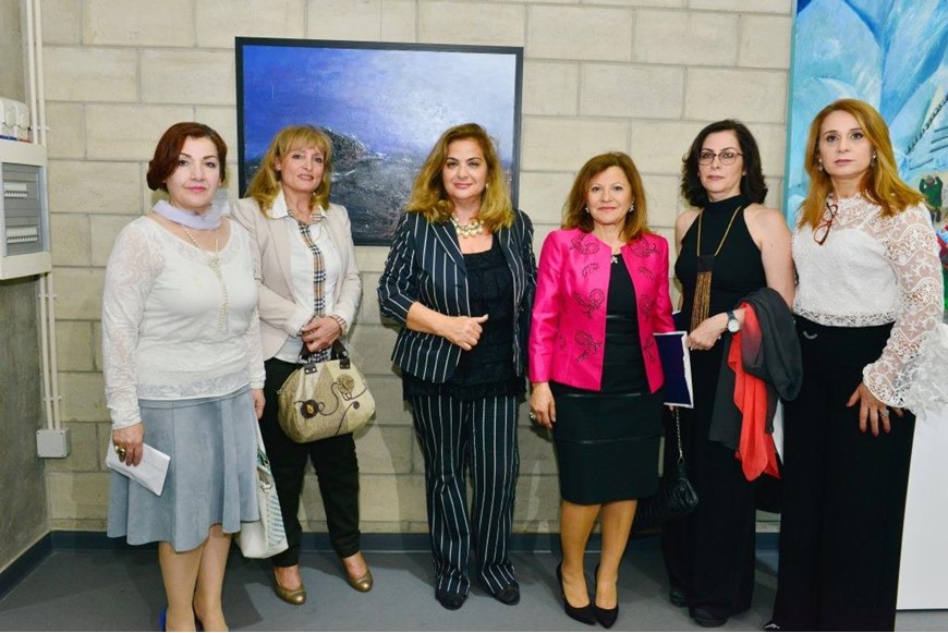 Inaugurating the Lebanese Aboard the Titanic Paintings into  the LERC LMM at NDU 51