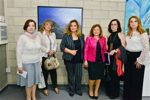 Inaugurating the Lebanese Aboard the Titanic Paintings into  the LERC LMM at NDU 51