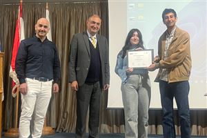 Innovative High School Students Awarded by FBAE at NDU Shouf Campus 16