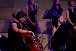 Magida El Roumi Performs from the Heart of NDU for Student Support 15