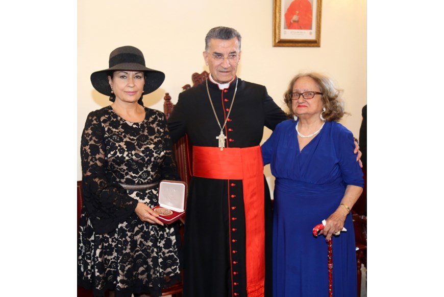 Maronite Patriarch Honors Guita Hourani  3