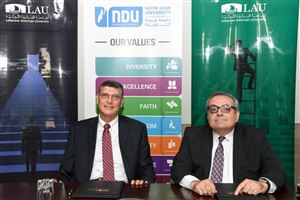 MoU Signed Between NDU and LAU 1