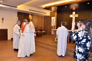 NDU Celebrates Holy Mass and Adoration on  the Solemnity of Corpus Christi  4