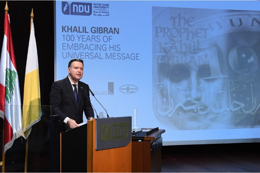 NDU Hosts Conference Commemorating Khalil Gibran 4