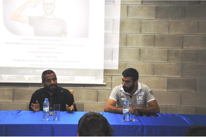 NDU NLC | Fr. Allawi Urges Students to Say No To Drugs 4
