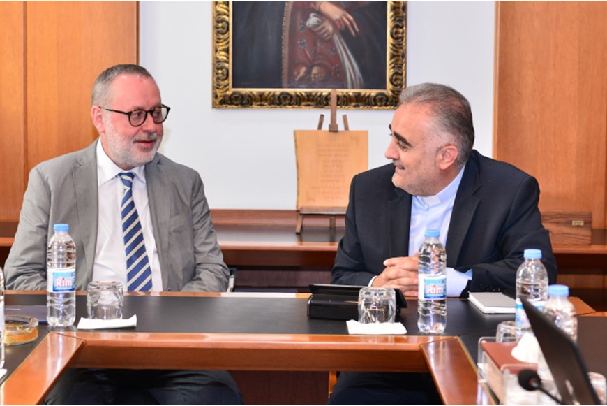 NDU Receives Ambassador of Norway to Lebanon in Visit to the Main Campus 1