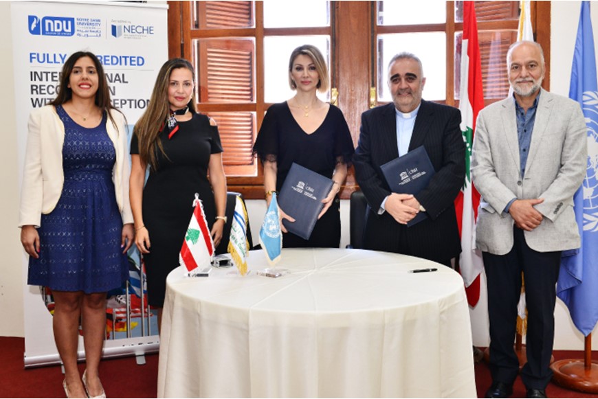 NDU Signs MOU with CISH-UNESCO Byblos 11