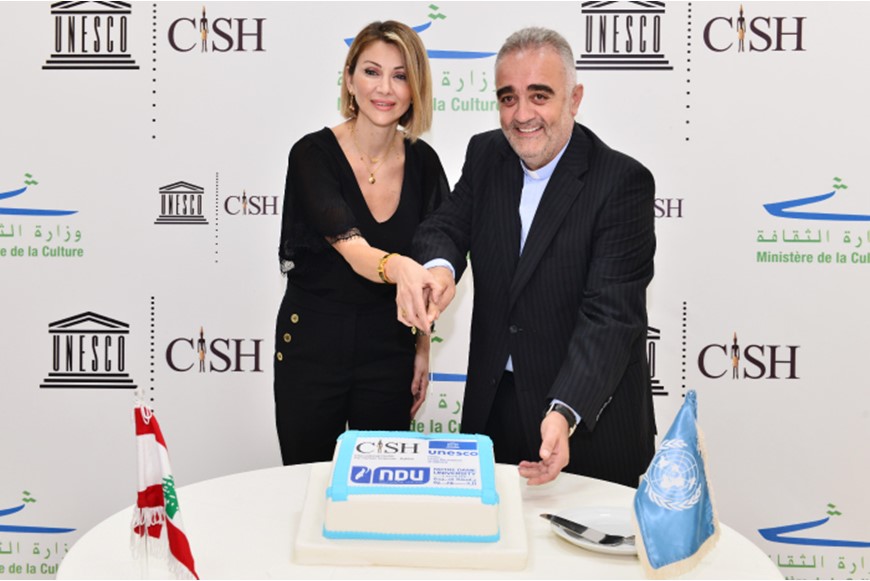 NDU Signs MOU with CISH-UNESCO Byblos 12