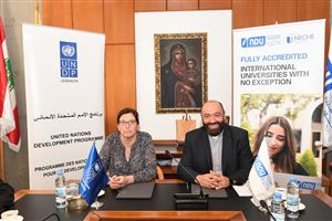 NDU Signs MOU with UNDP in Lebanon on Environment and Climate Change 2