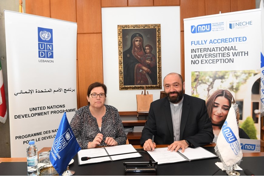 NDU Signs MOU with UNDP in Lebanon on Environment and Climate Change 8