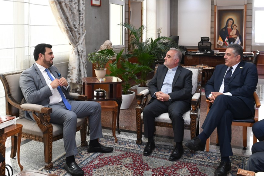 NDU Signs MoU with Alumnus and Pinning Ceremony Guest of Honor Charles Sarkis 1