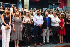 NDU Signs MoU with Alumnus and Pinning Ceremony Guest of Honor Charles Sarkis 12